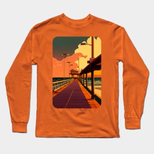 Sunset Pier Long Sleeve T-Shirt